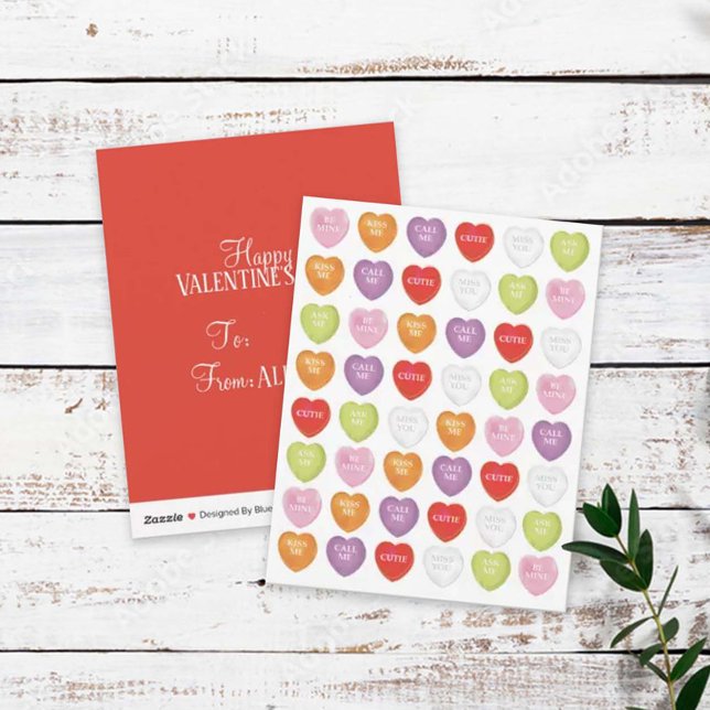 Tarjeta Festiva Feliz Día de San Valentín a los niños en clase (Subido por el creador)