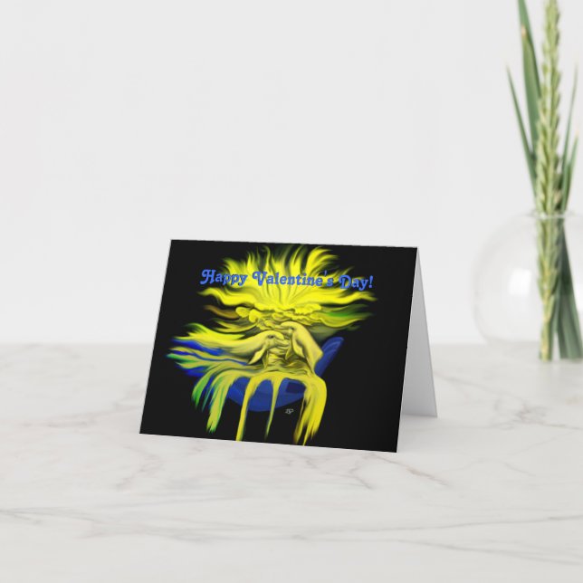 Tarjeta Festiva Feliz Día de San Valentín - Amor a los delfines (Anverso)