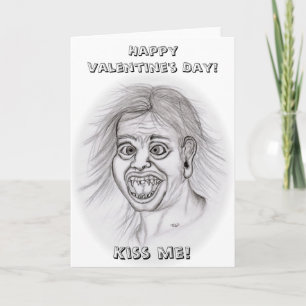 Tarjeta Festiva ¡Feliz Día de San Valentín! - ¡Bésame!