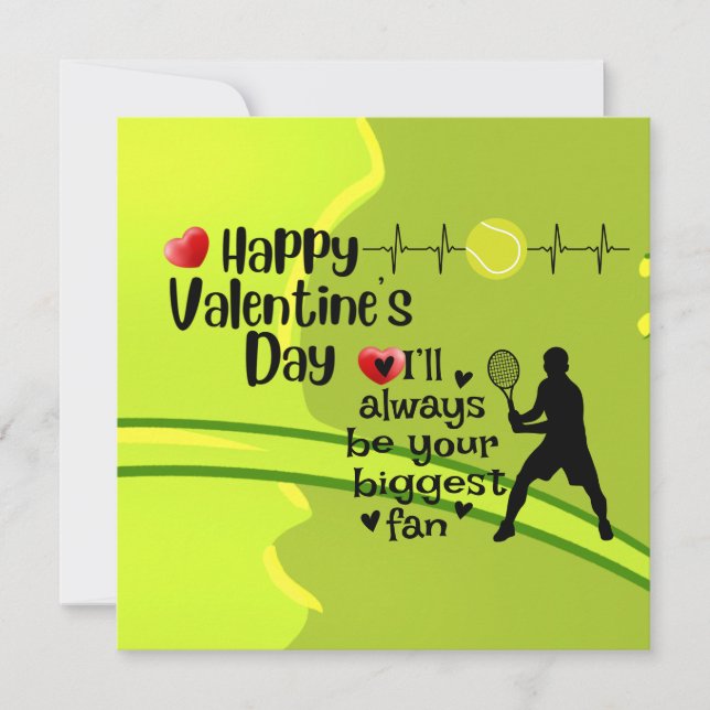 Tarjeta Festiva Feliz día de San Valentín con Amor por jugador de  (Anverso)