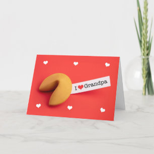 Tarjeta Festiva Feliz Día de San Valentín, Cookie de Fortuna