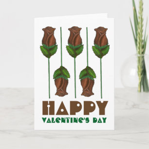 Tarjeta Festiva Feliz Día de San Valentín, dulce Rosa de San Valen