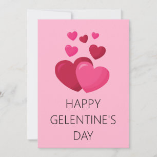Tarjeta Festiva Feliz Día de San Valentín en Galentine