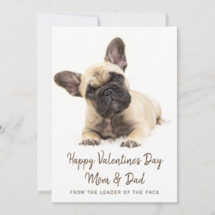 Tarjeta Festiva Feliz día de San Valentín Foto personalizada de Bu