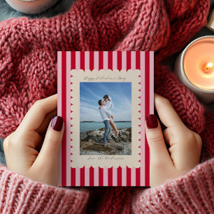 Tarjeta Festiva Feliz día de San Valentín Fotografía moderna perso