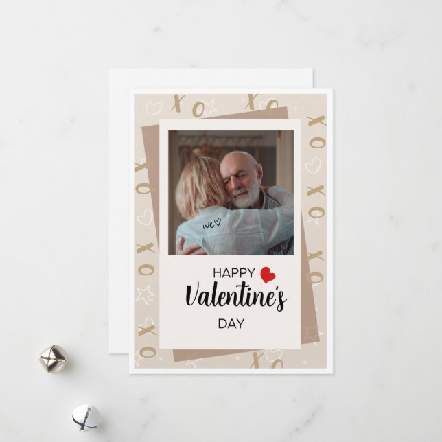 Tarjeta Festiva Feliz día de San Valentín lleno del dulce aroma  (Anverso/Reverso In Situ)