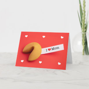 Tarjeta Festiva Feliz día de San Valentín Mamá Galleta de la Fortu