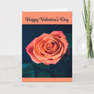 Tarjeta Festiva Feliz día de San Valentín para cualquier rosa herm