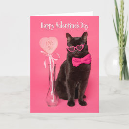 Tarjeta Festiva Feliz Día de San Valentín para cualquiera con un g