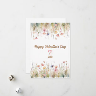 Tarjeta Festiva Feliz día de San Valentín para ella