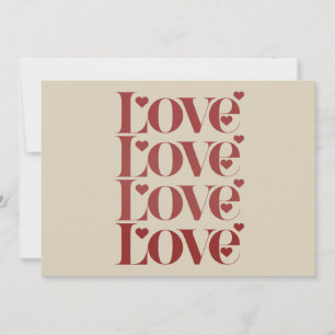 Tarjeta Festiva Feliz Día de San Valentín Pareja de enamorados 