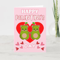 FELIZ DÍA DE SAN VALENTÍN Pareja de osos pera lind