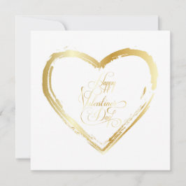 Tarjeta Festiva Feliz Día de San Valentín, precioso y elegante sal