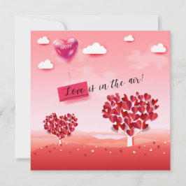 Tarjeta Festiva Feliz Día de San Valentín, precioso y elegante sal