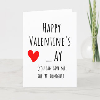 Tarjeta Festiva Feliz día de San Valentín, ¿puedes darme la 'd'?