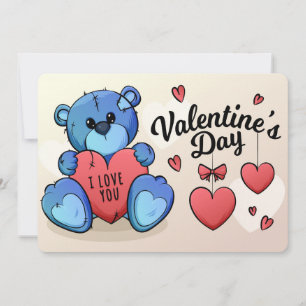 Tarjeta Festiva Feliz Día de San Valentín que te amo