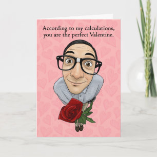 Tarjeta Festiva Feliz día de San Valentín ¿Serás Mío Friki Geek