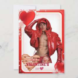 Tarjeta Festiva Feliz Día de San Valentín Stud Sexy personalizada