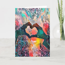 Tarjeta Festiva Feliz Día de San Valentín | Tus Palabras Amor Cora