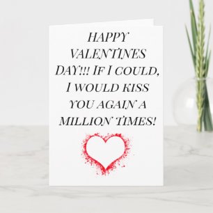 Tarjeta Festiva FELIZ DÍA DE VALENTINE para tu persona especial