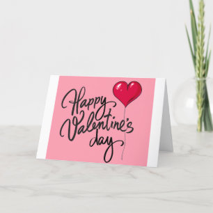 TARJETA FESTIVA **FELIZ DÍA DE VALENTINE** PARA "USTED"