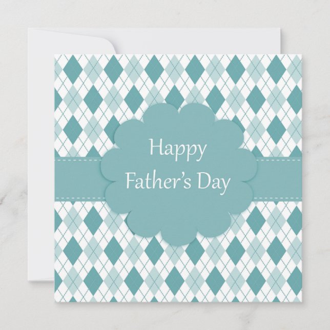 Tarjeta Festiva Feliz Día del Padre (Anverso)