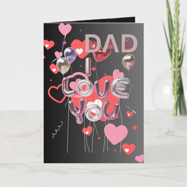 TARJETA FESTIVA FELIZ DÍA DEL PADRE (Anverso)