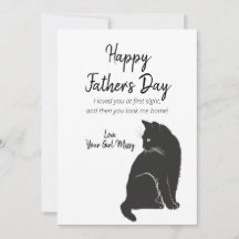 Feliz día del padre desde el gato