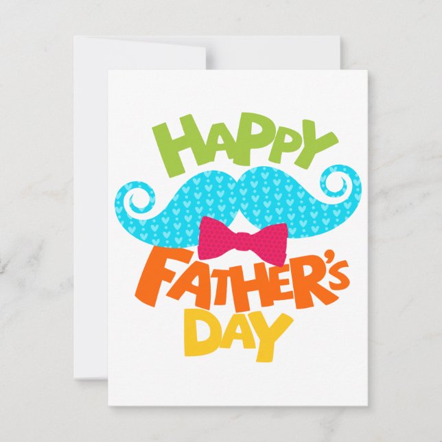 Tarjeta Festiva "Feliz Día del Padre, Papá: Una Celebración de Amo (Anverso)