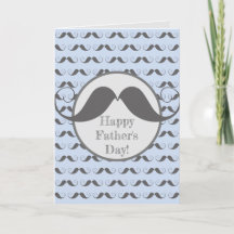 Feliz Día del Padre - Patrón de bigote divertido