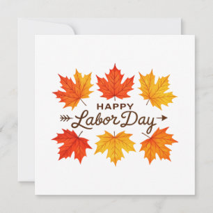 Tarjeta Festiva Feliz Día del Trabajo