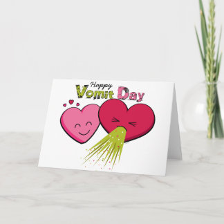 Tarjeta Festiva ¡Feliz Día del Vómito!