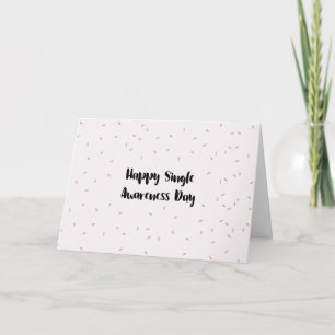 Tarjeta Festiva Feliz día único de concientización