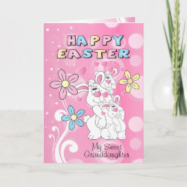 Tarjeta Festiva Feliz Diversión de Conejo de Pascua