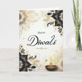 Tarjeta Festiva Feliz Diwali