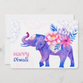 Tarjeta Festiva Feliz Diwali