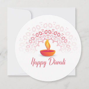 Tarjeta Festiva Feliz Diwali