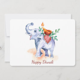 Tarjeta Festiva Feliz Diwali Holiday Card