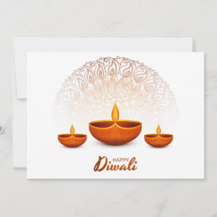 Tarjeta Festiva Feliz Diwali Holiday Card