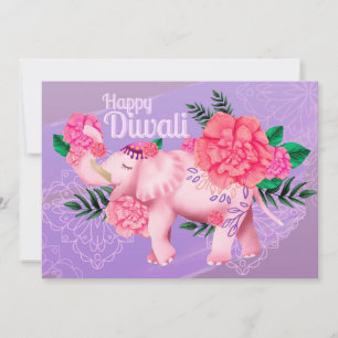 Tarjeta Festiva Feliz Diwali Holiday Card