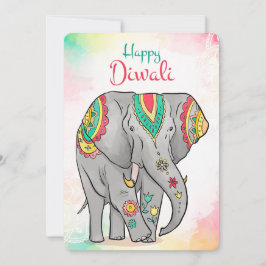 Tarjeta Festiva Feliz Diwali Holiday Card