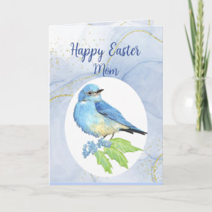 Tarjeta Festiva Feliz Easter MOM Mountain Bluebird