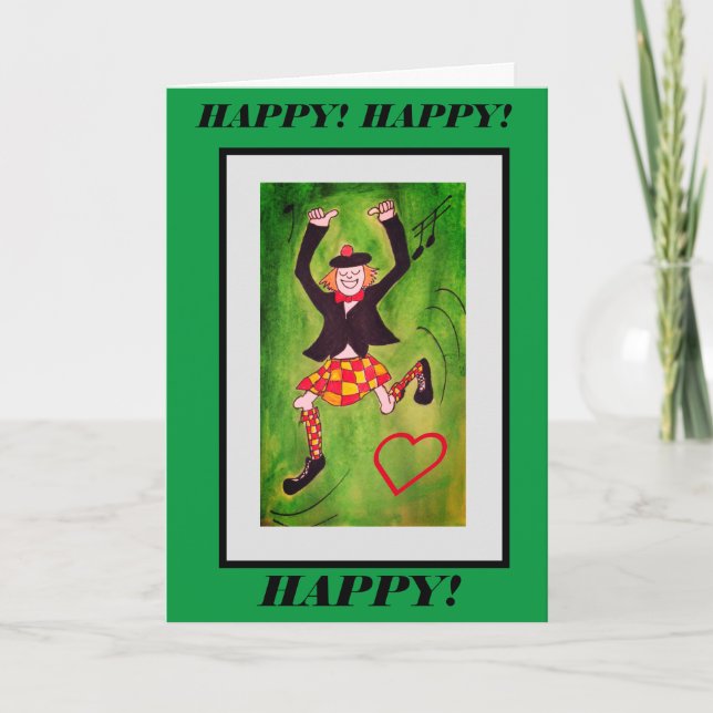 Tarjeta Festiva Feliz feliz retiro (Anverso)