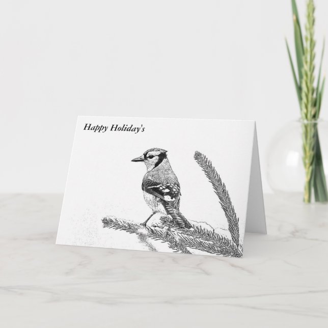 Tarjeta Festiva Feliz feriado (Anverso)