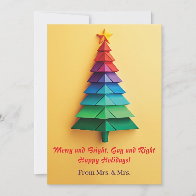 Tarjeta Festiva Feliz feriado! (Anverso)