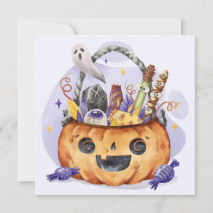 Tarjeta Festiva Feliz feriado de Halloween