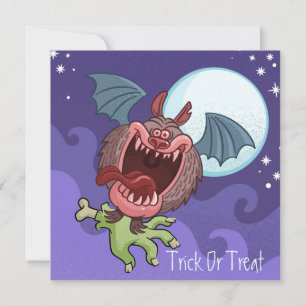 Tarjeta Festiva Feliz feriado de Halloween