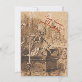 Tarjeta Festiva Feliz feriado de Halloween