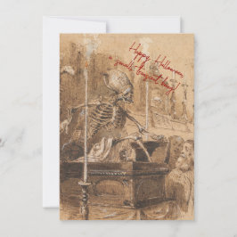 Tarjeta Festiva Feliz feriado de Halloween