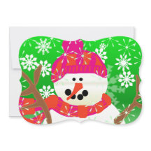 Feliz feriado de Navidades de Snowman